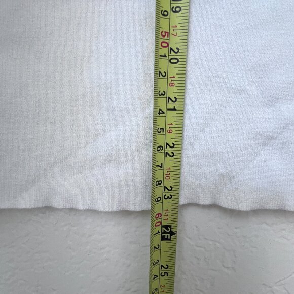 Boston Proper Pullover Sweater Top Sz M Multicolor Stripe Knit 3/4 Sleeve Preppy - Picture 5 of 9